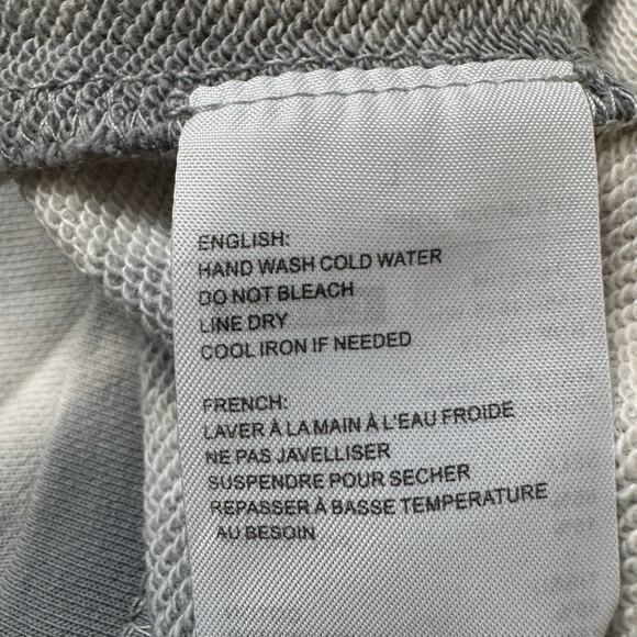 Elodie Women’s Large Crop Hoodie Gray Tie Dye Long Sleeve Oversized NWT - Picture 7 of 8